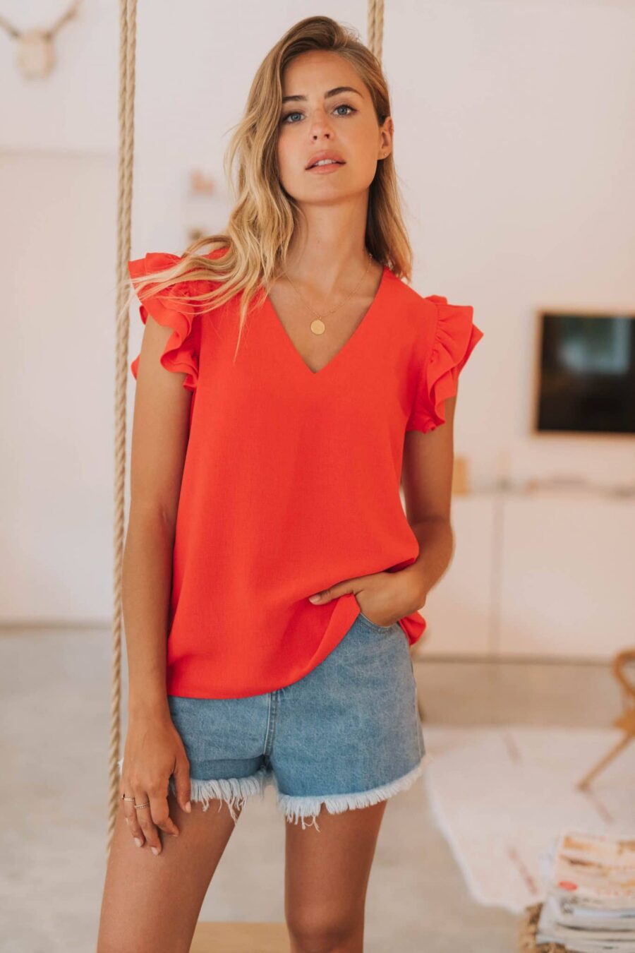 Top Adira corail