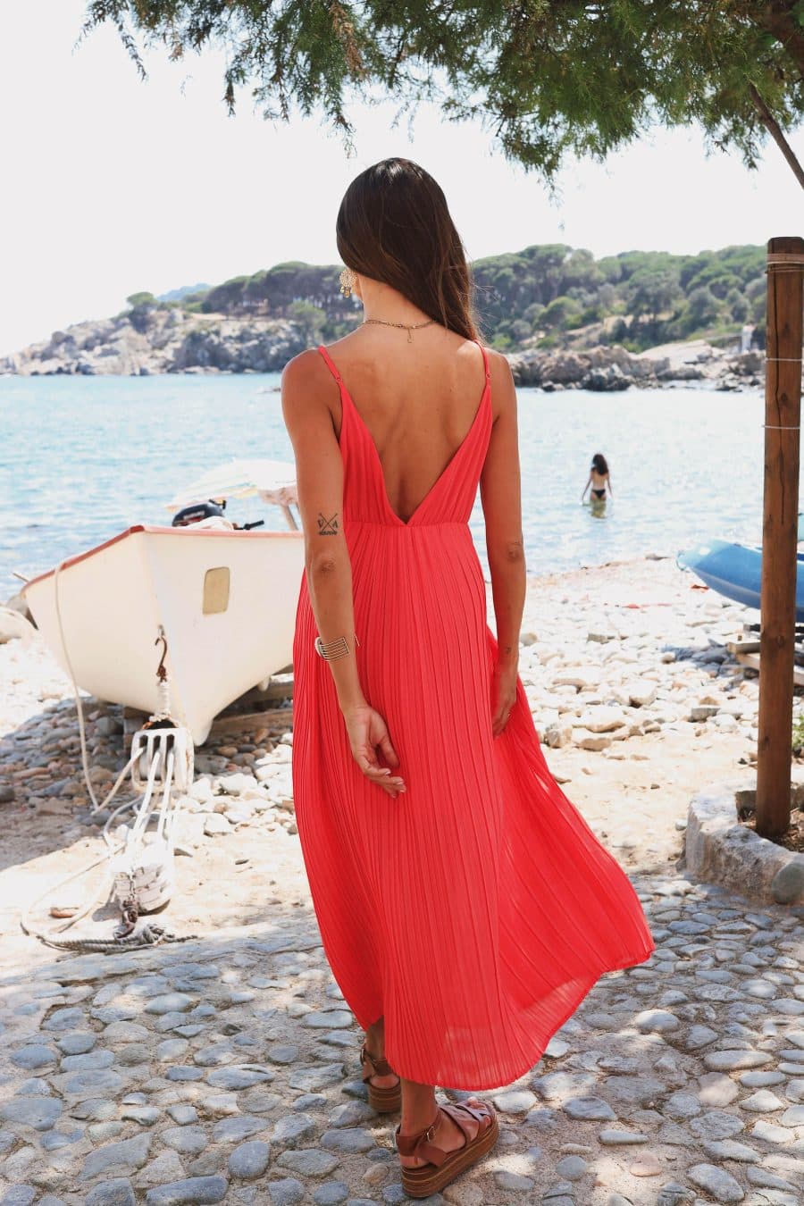 Robe Lucia corail