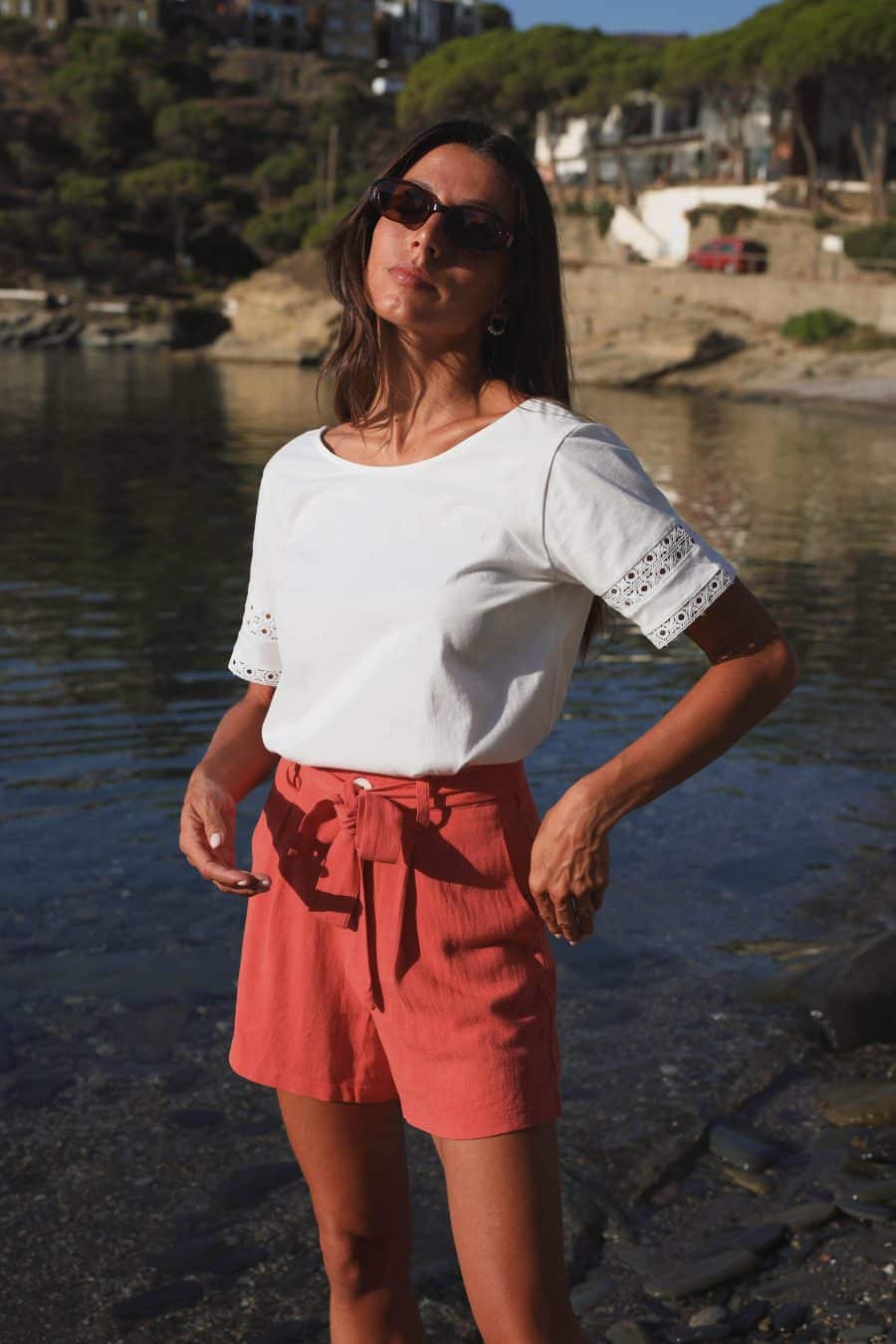 Short Robin Terracota