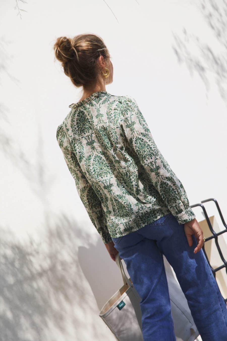 Blouse Armelle verte