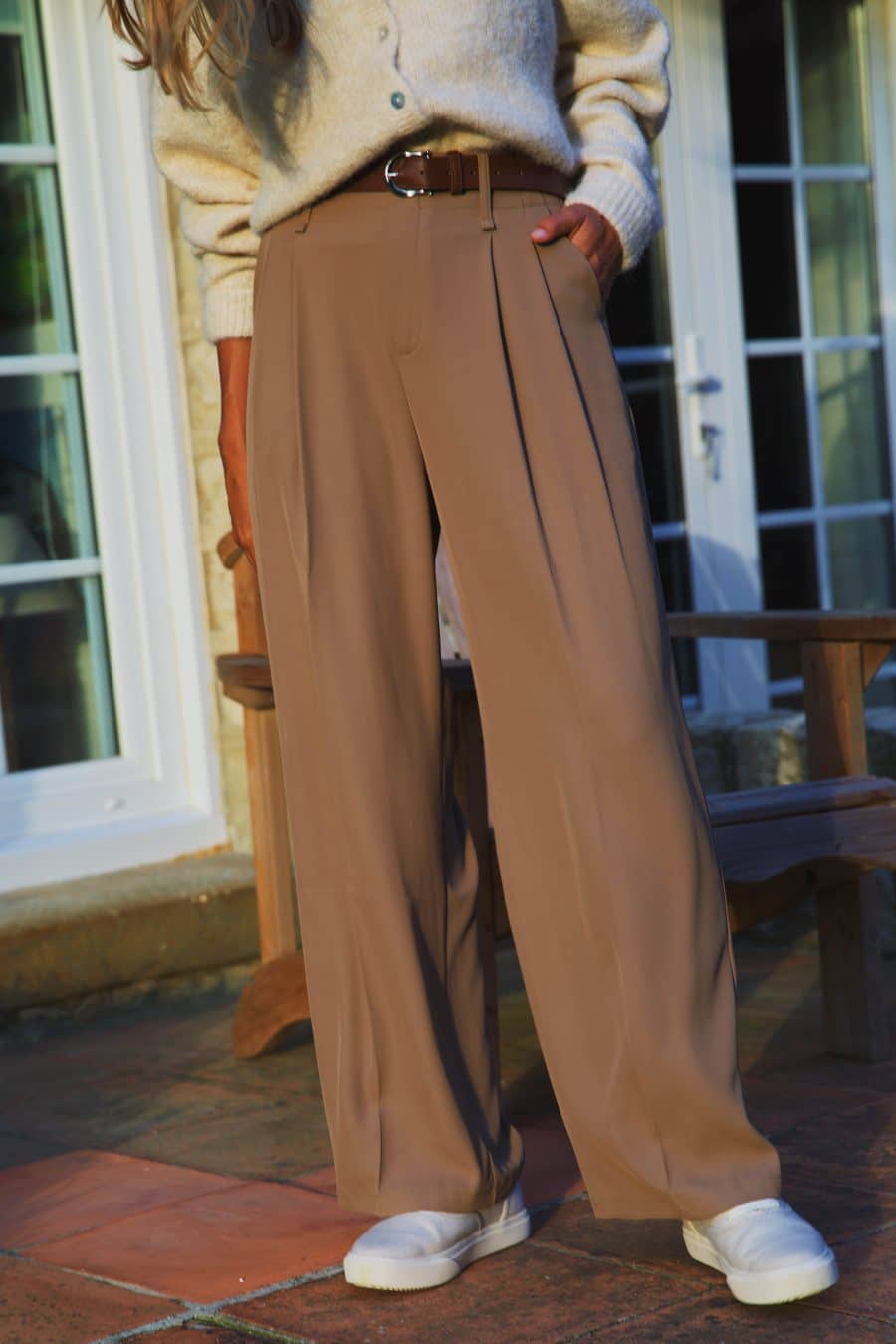 Pantalon Mick camel