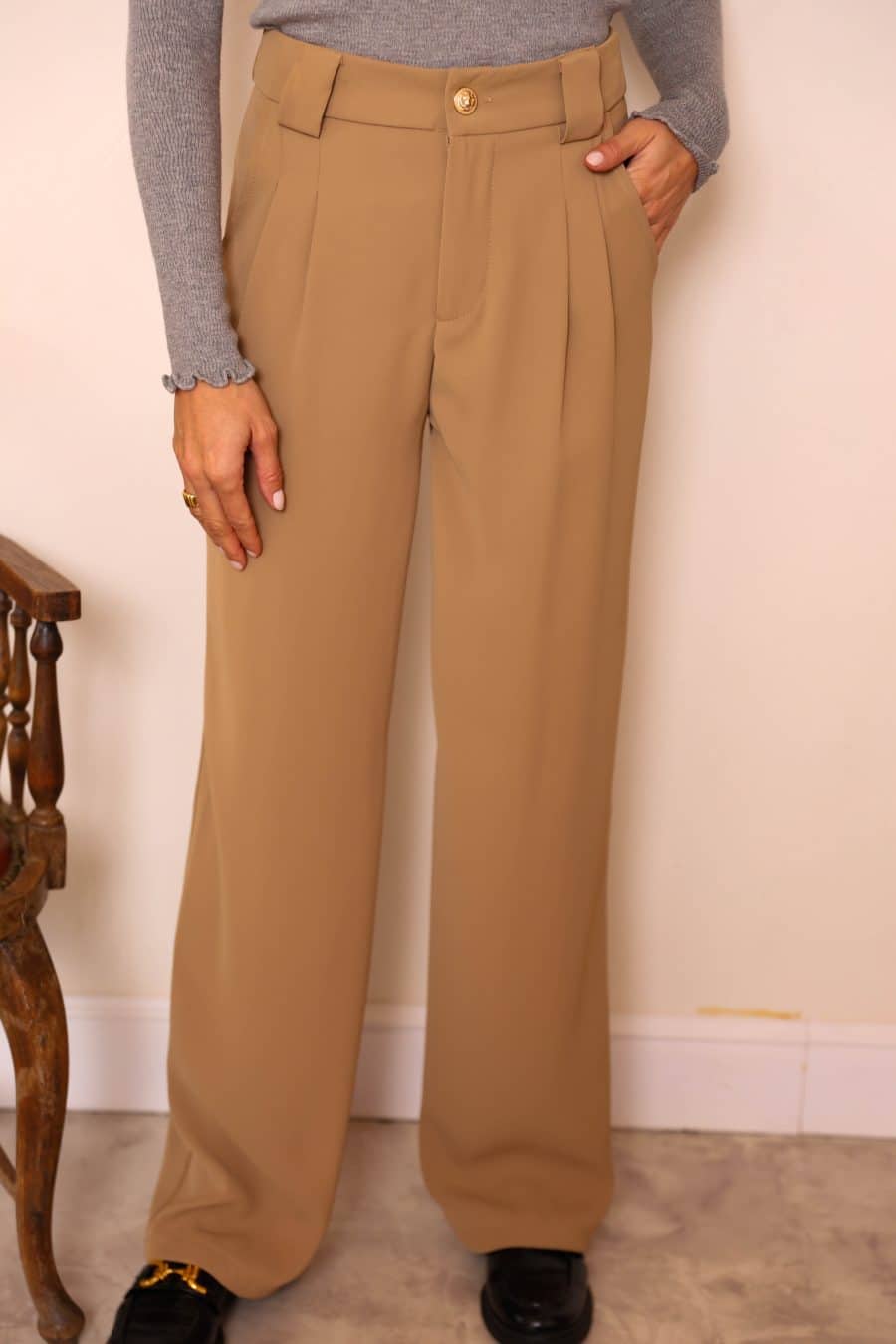 Pantalon Farno camel