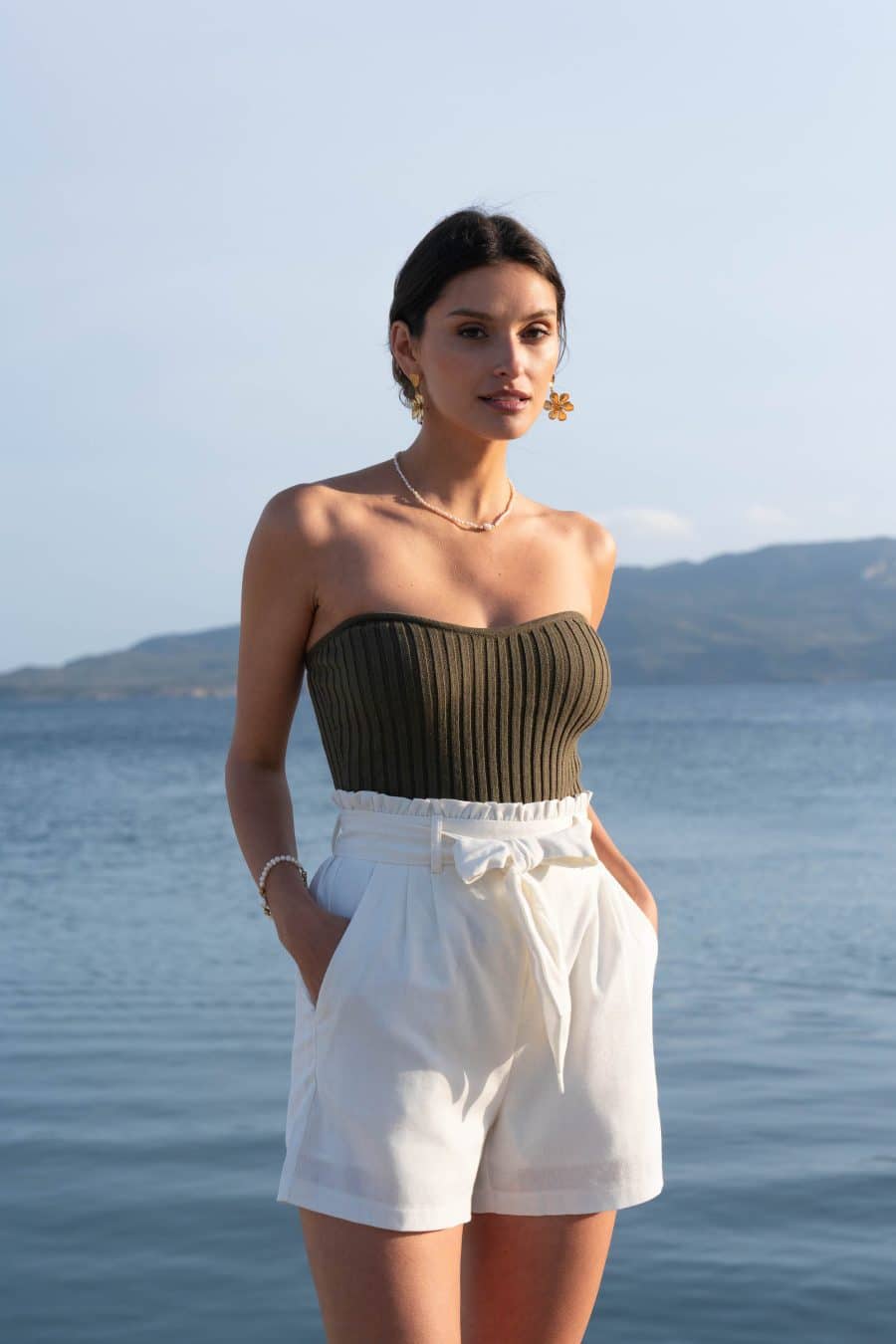 Bustier Achille vert