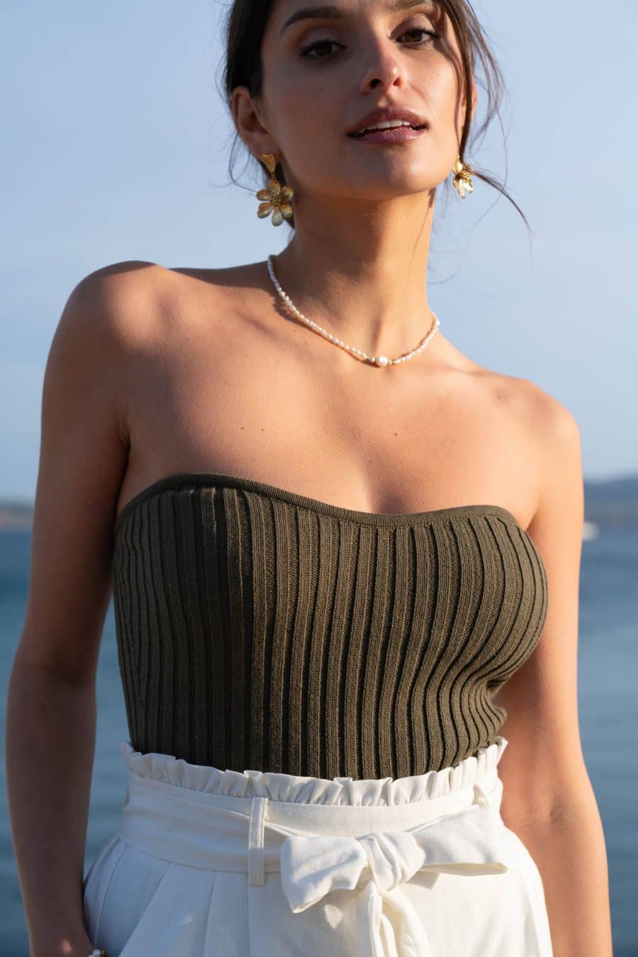 Bustier Achille vert