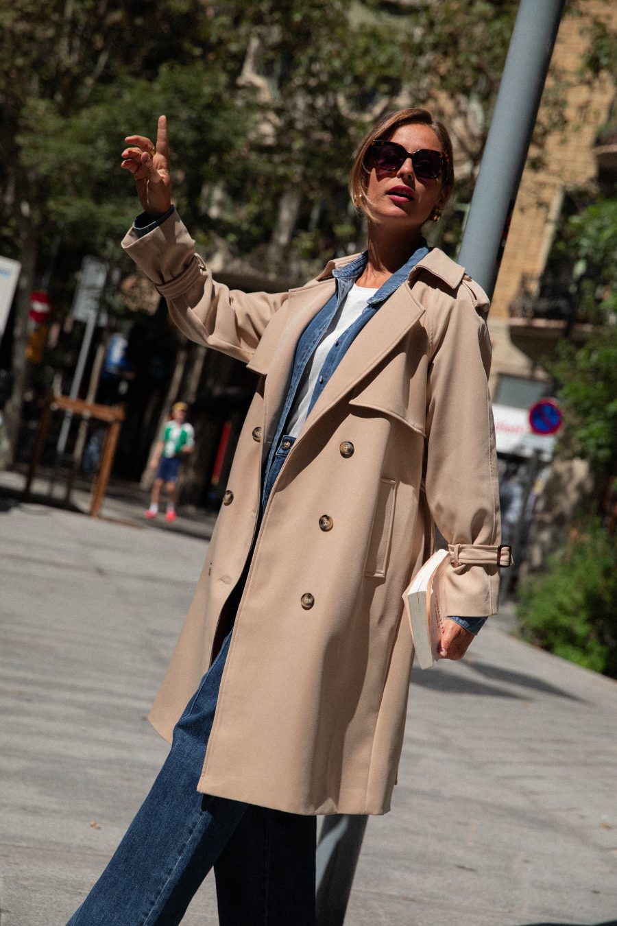 Trench Édouard beige