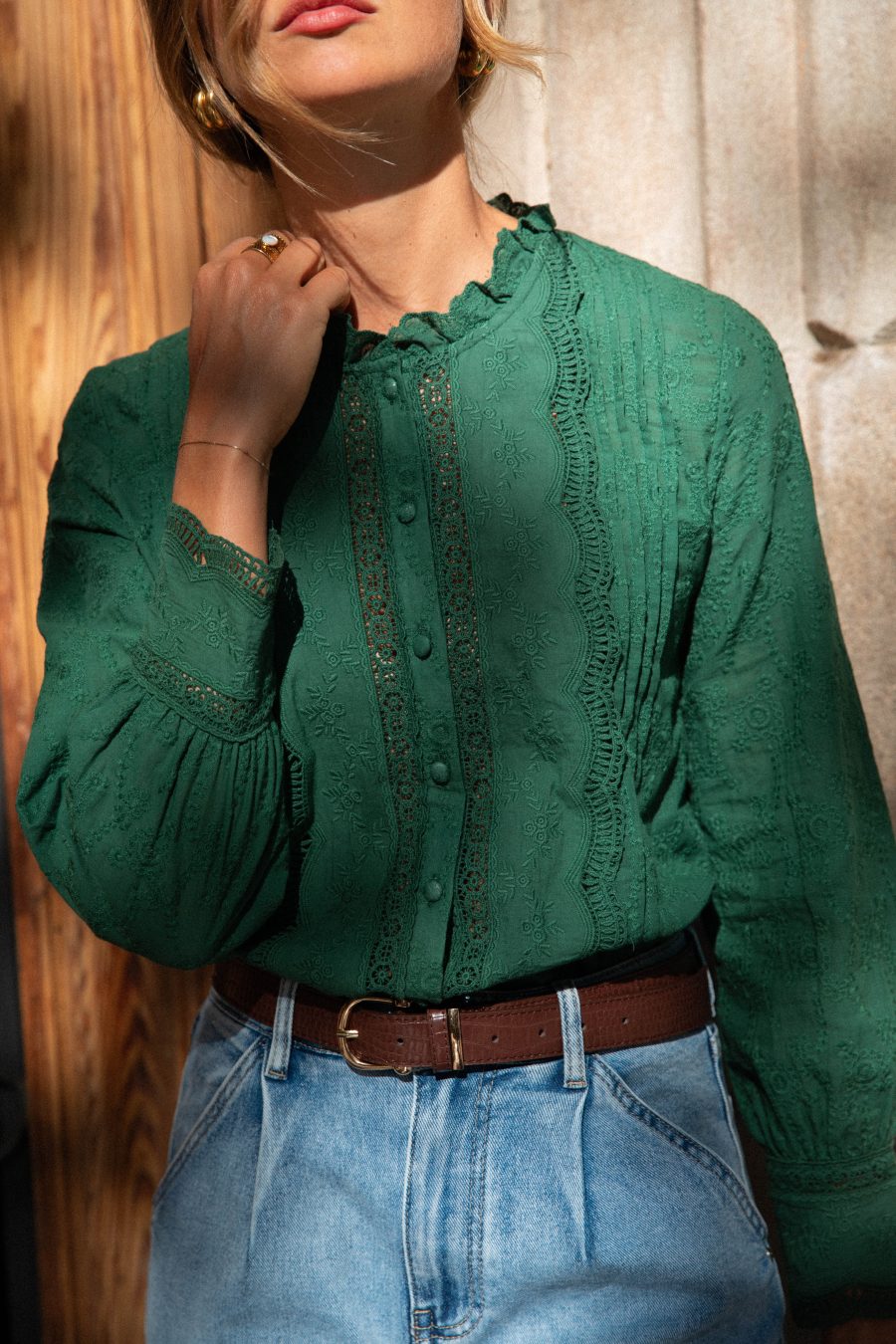 Blouse Clarissa verte