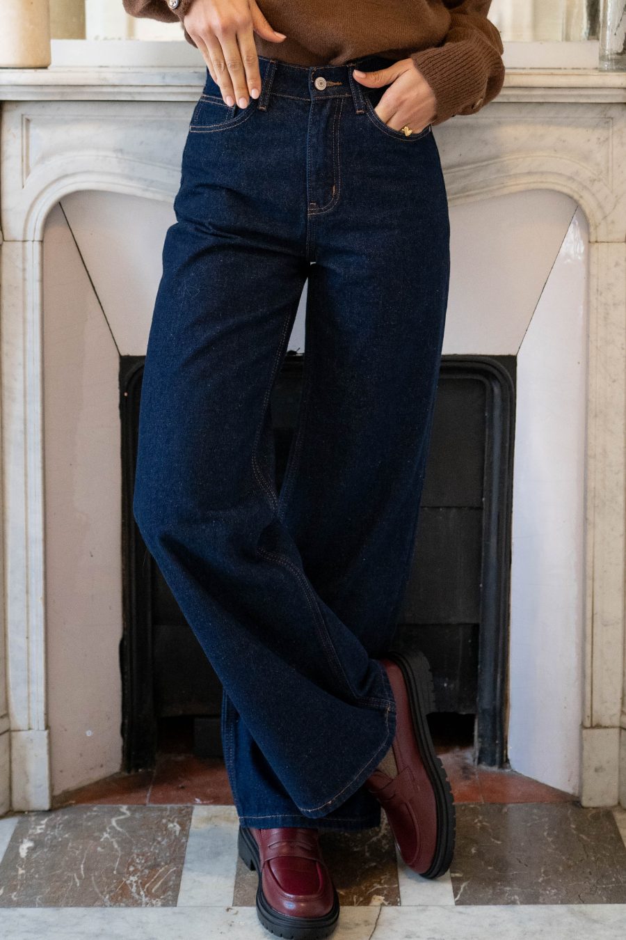 Jean Sam bleu foncé