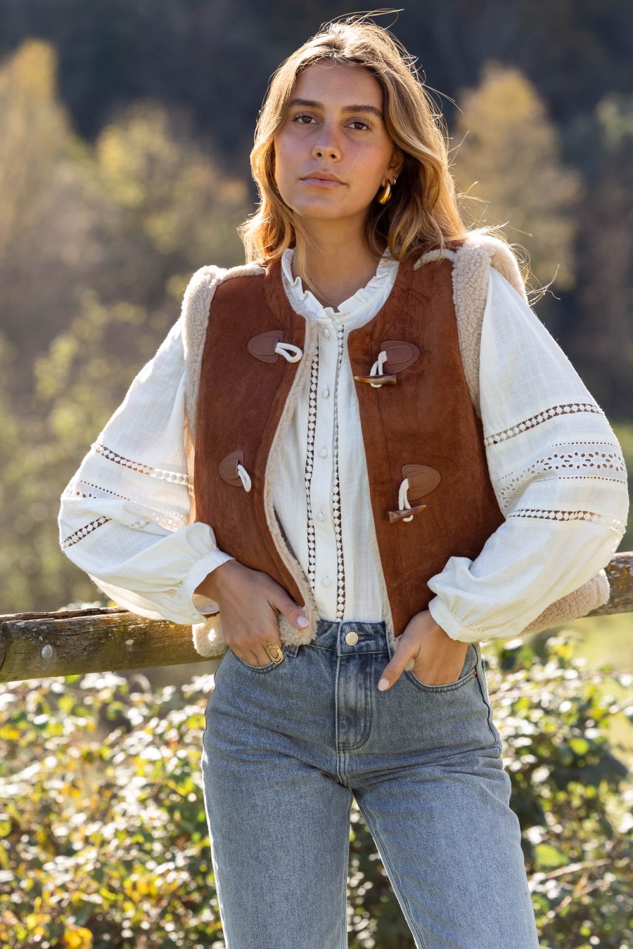 Veste sans manche Terry