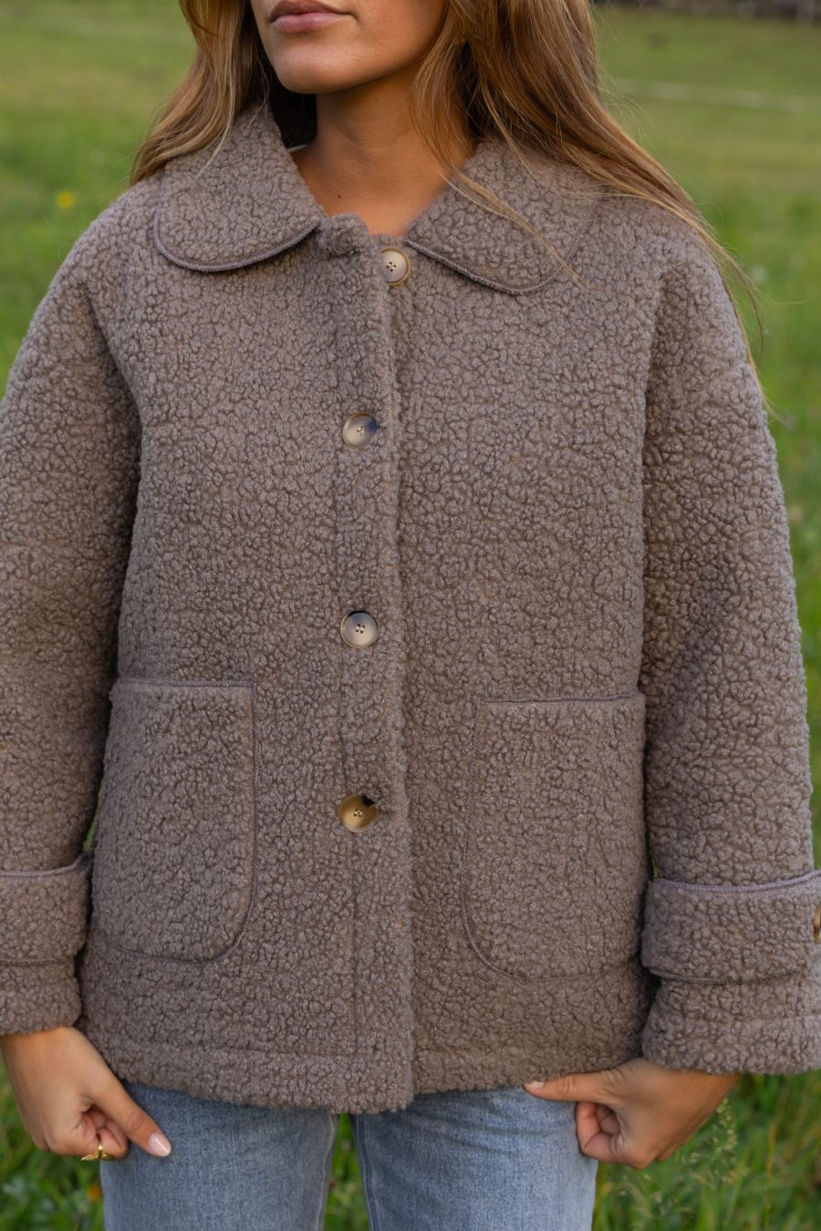 Manteau Lorna taupe