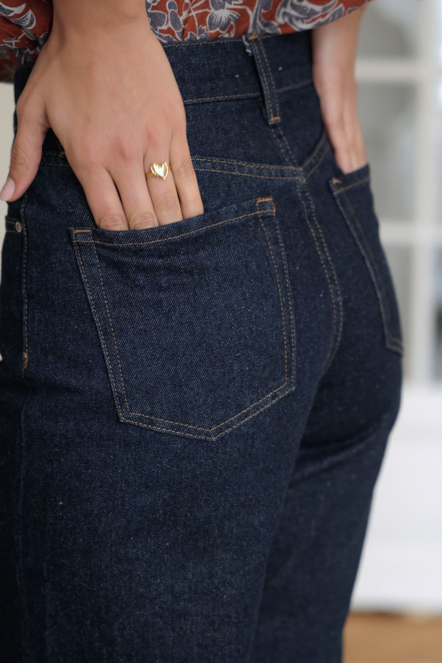 Jean Sam bleu foncé