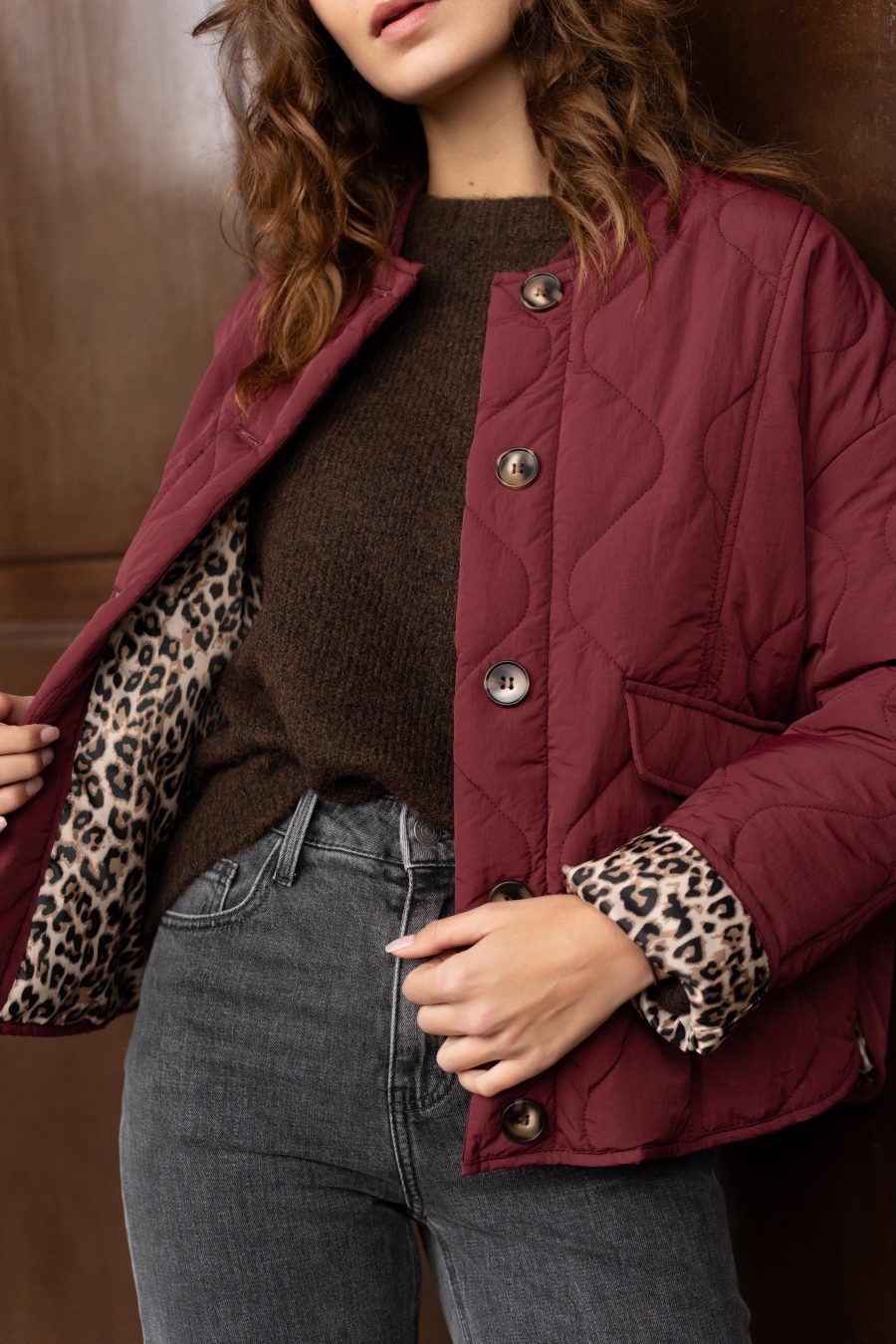 Veste Dakota bordeaux