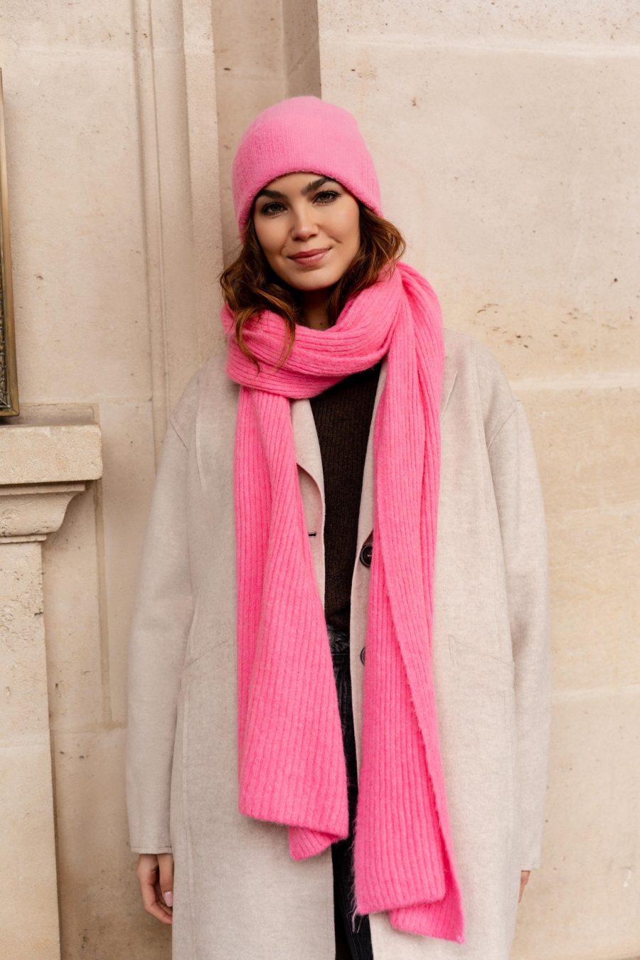 Echarpe Aro rose fushia