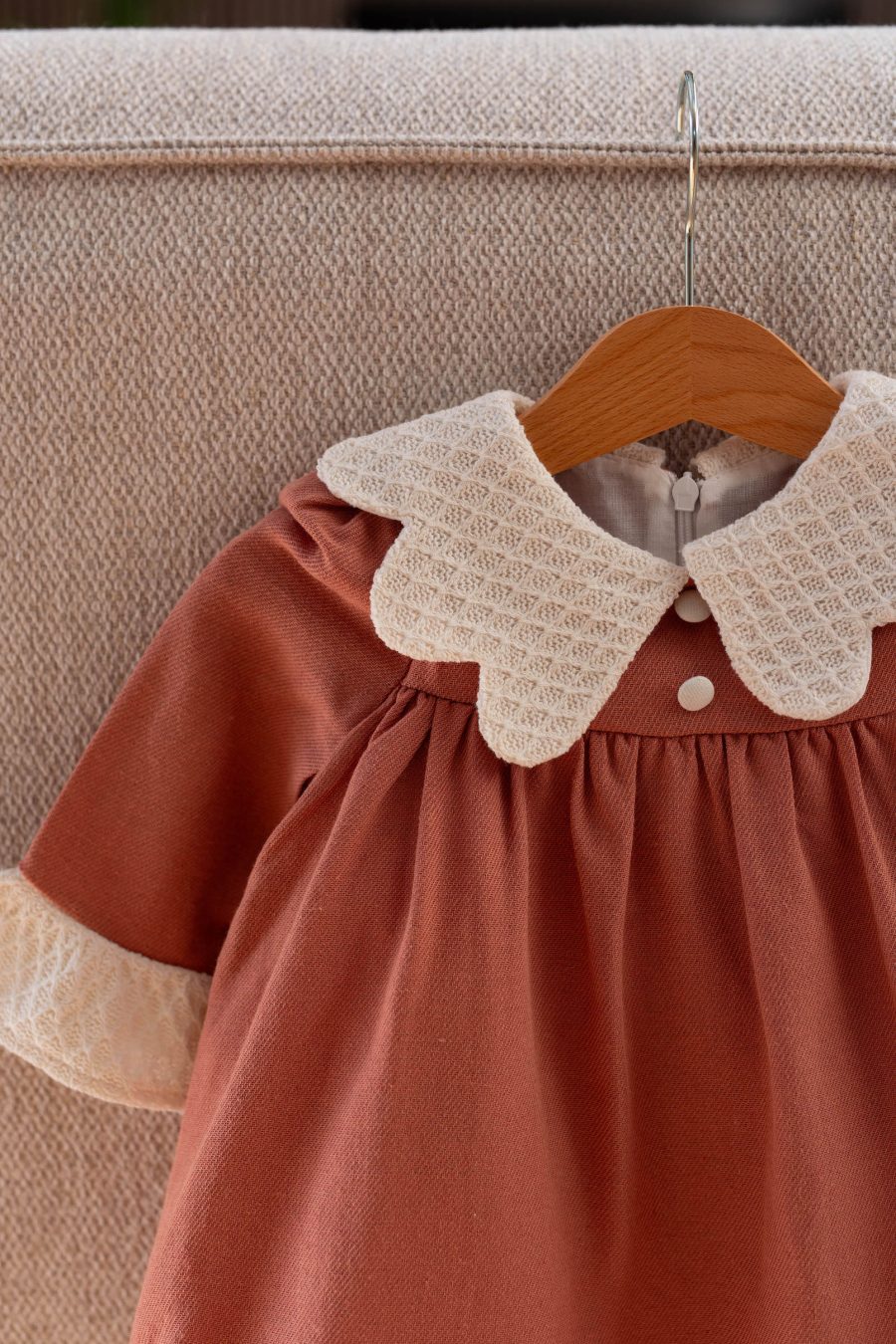 Robe bébé Iloa terracotta