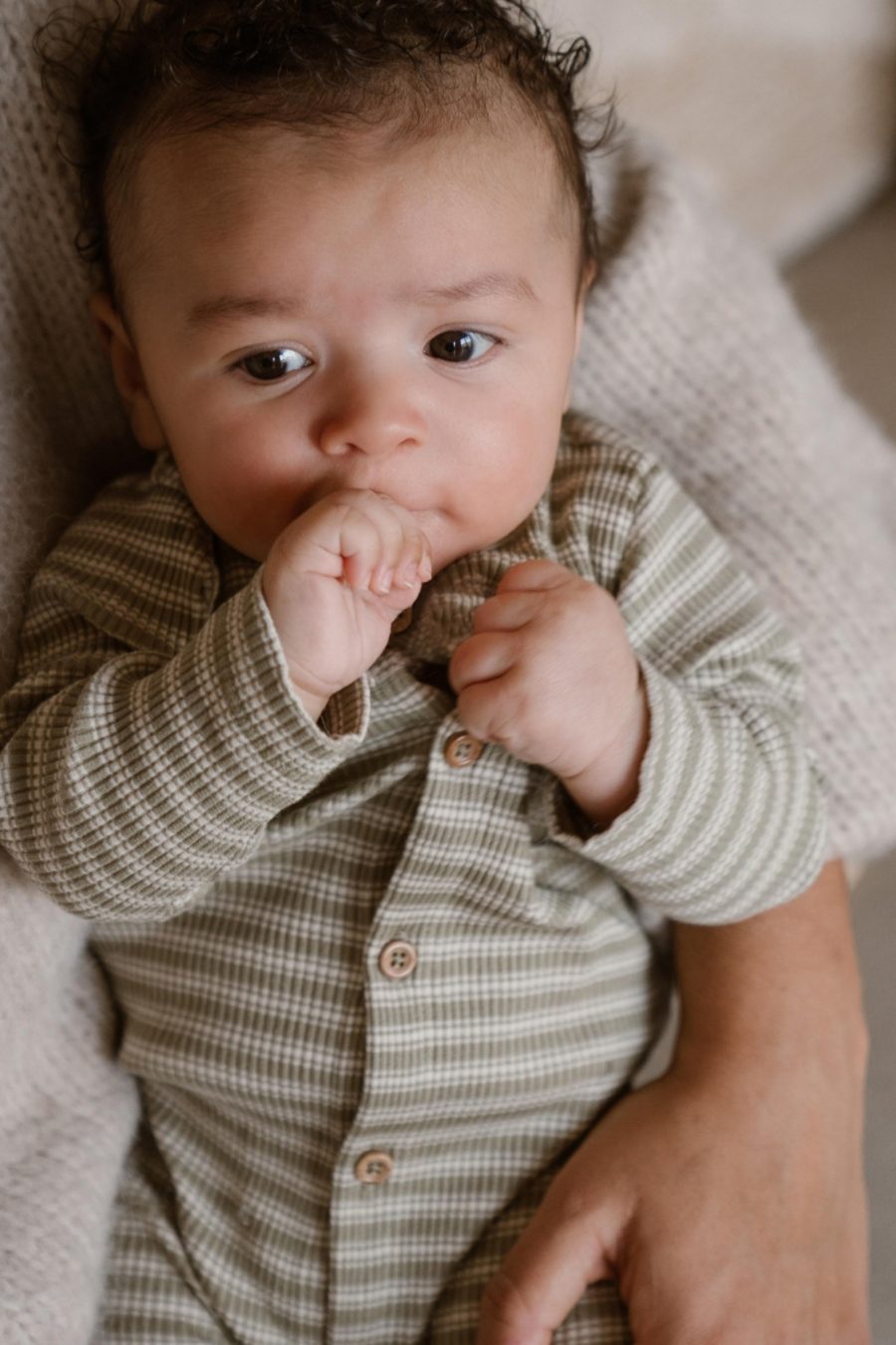 Combinaison bébé Léo en coton bio