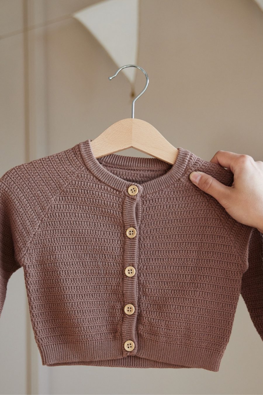 Gilet bébé Timothee en coton Oeko-Tex