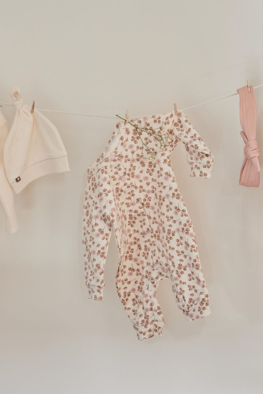 Combinaison bébé Lyna en coton bio