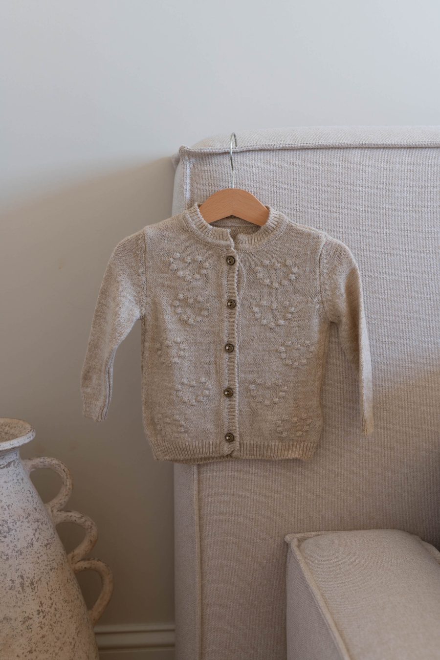 Gilet bébé Maxime taupe
