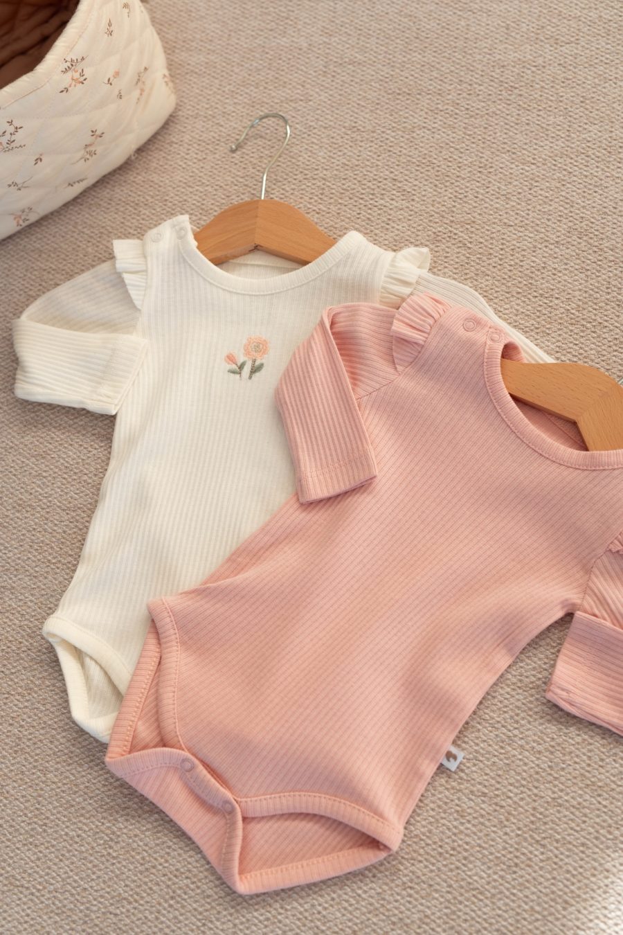 Lot de 2 bodies bébé Nina en coton