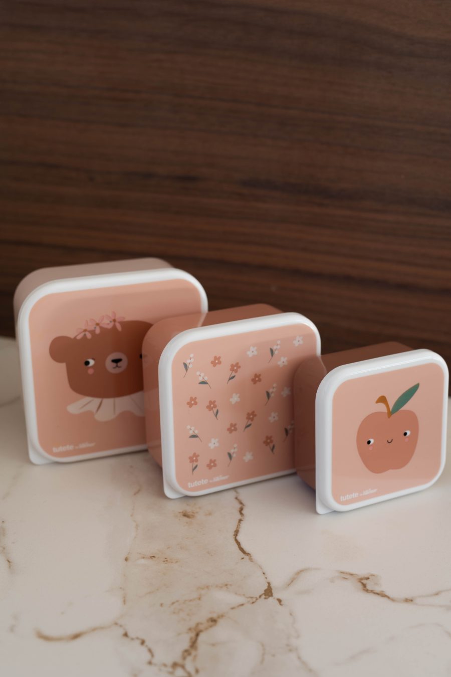 Lot de 3 boîtes repas Miss Lili