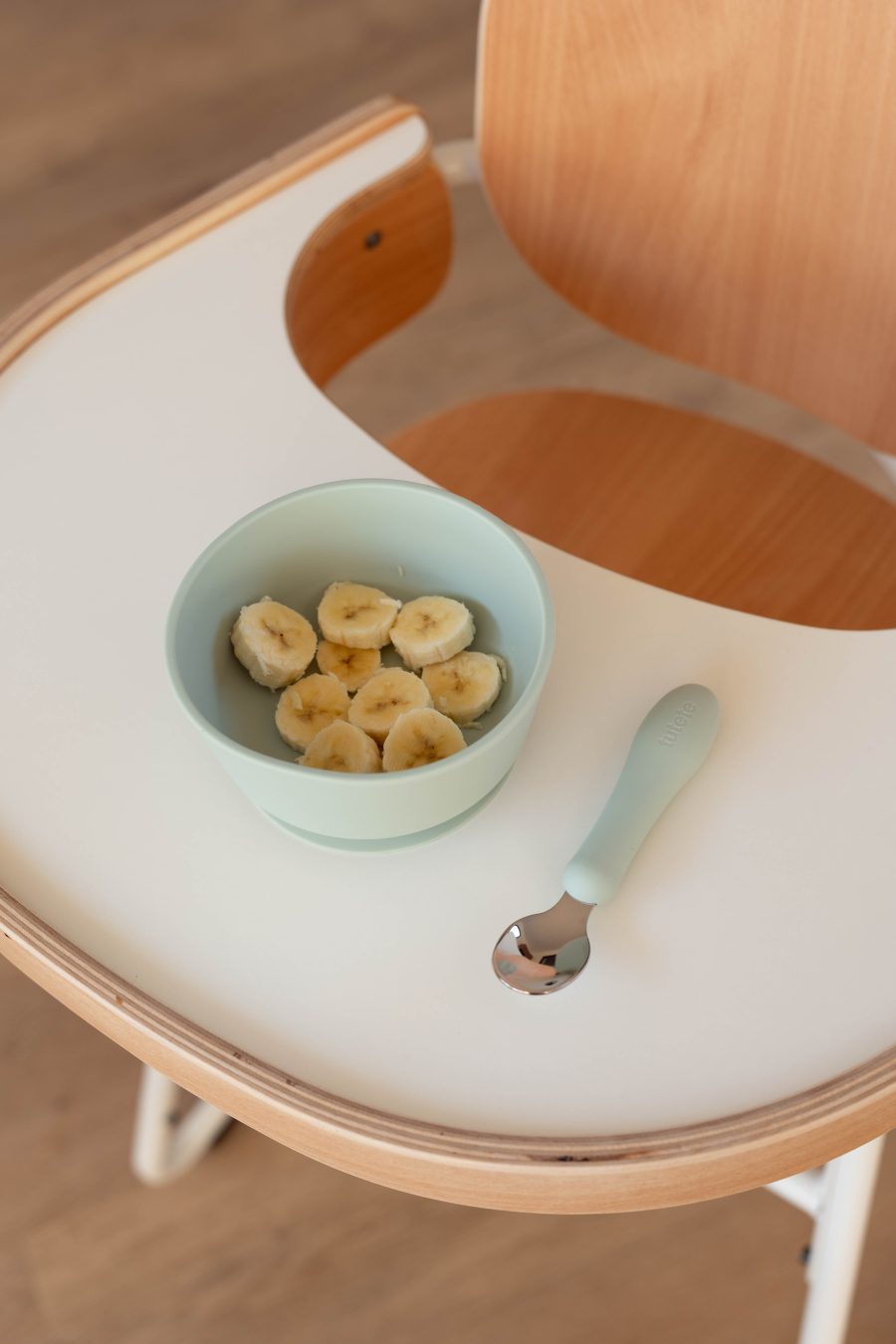 Coffret repas bol et cuillère vert