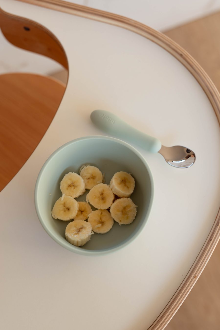 Coffret repas bol et cuillère vert