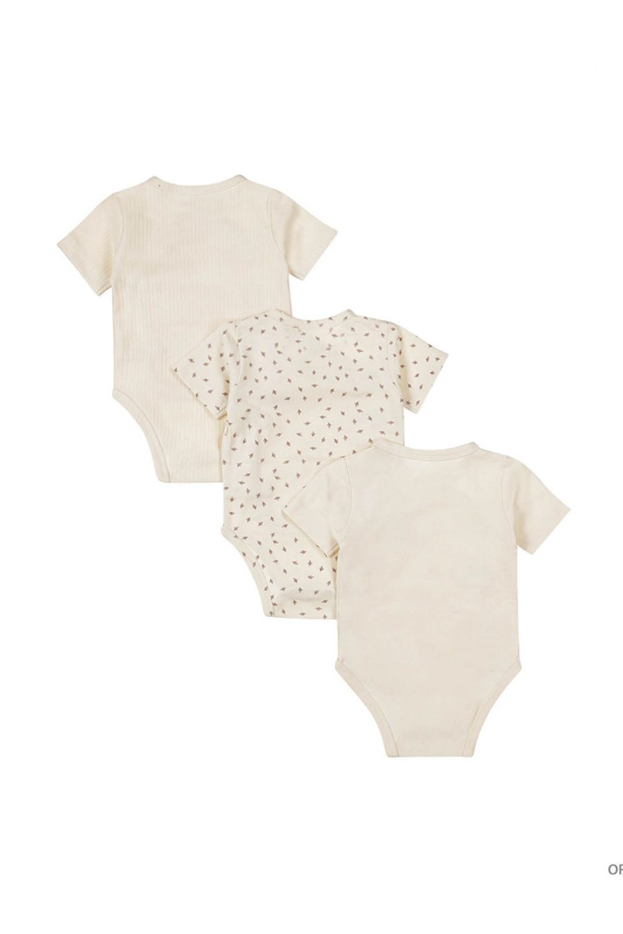 Lot de 3 bodies bébé Kim en coton bio