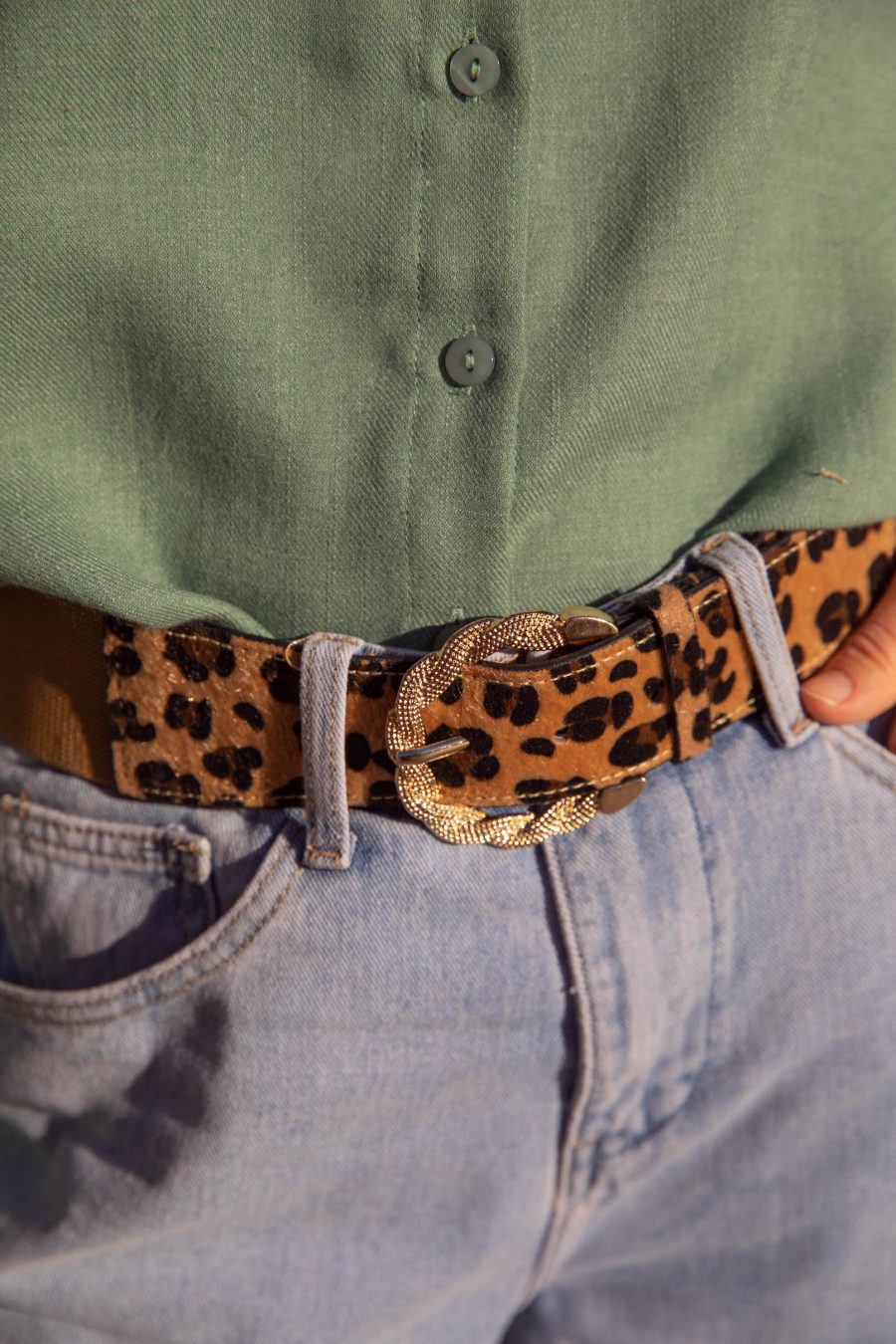 Ceinture Dina leopard