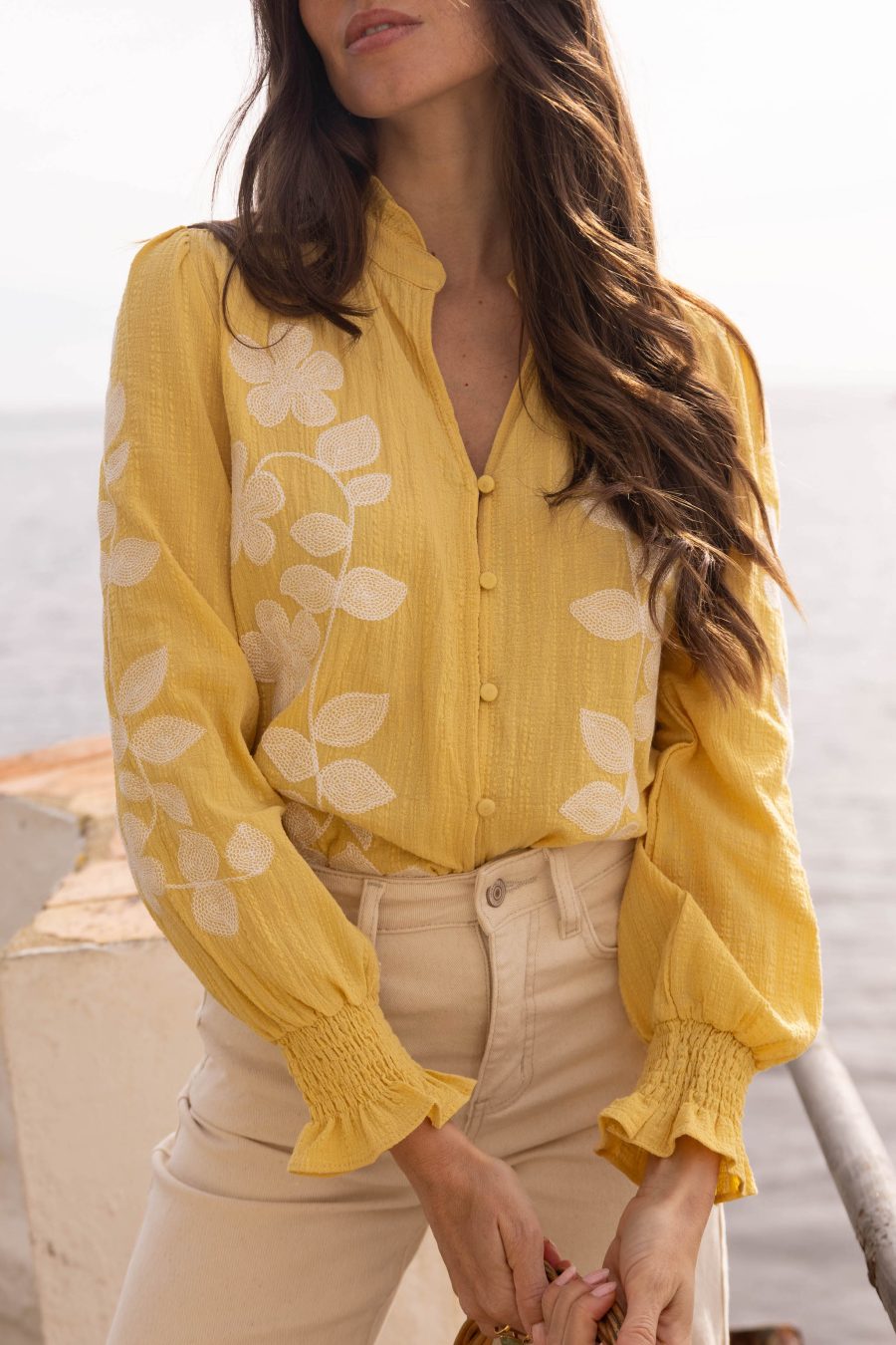 Chemise Naya jaune