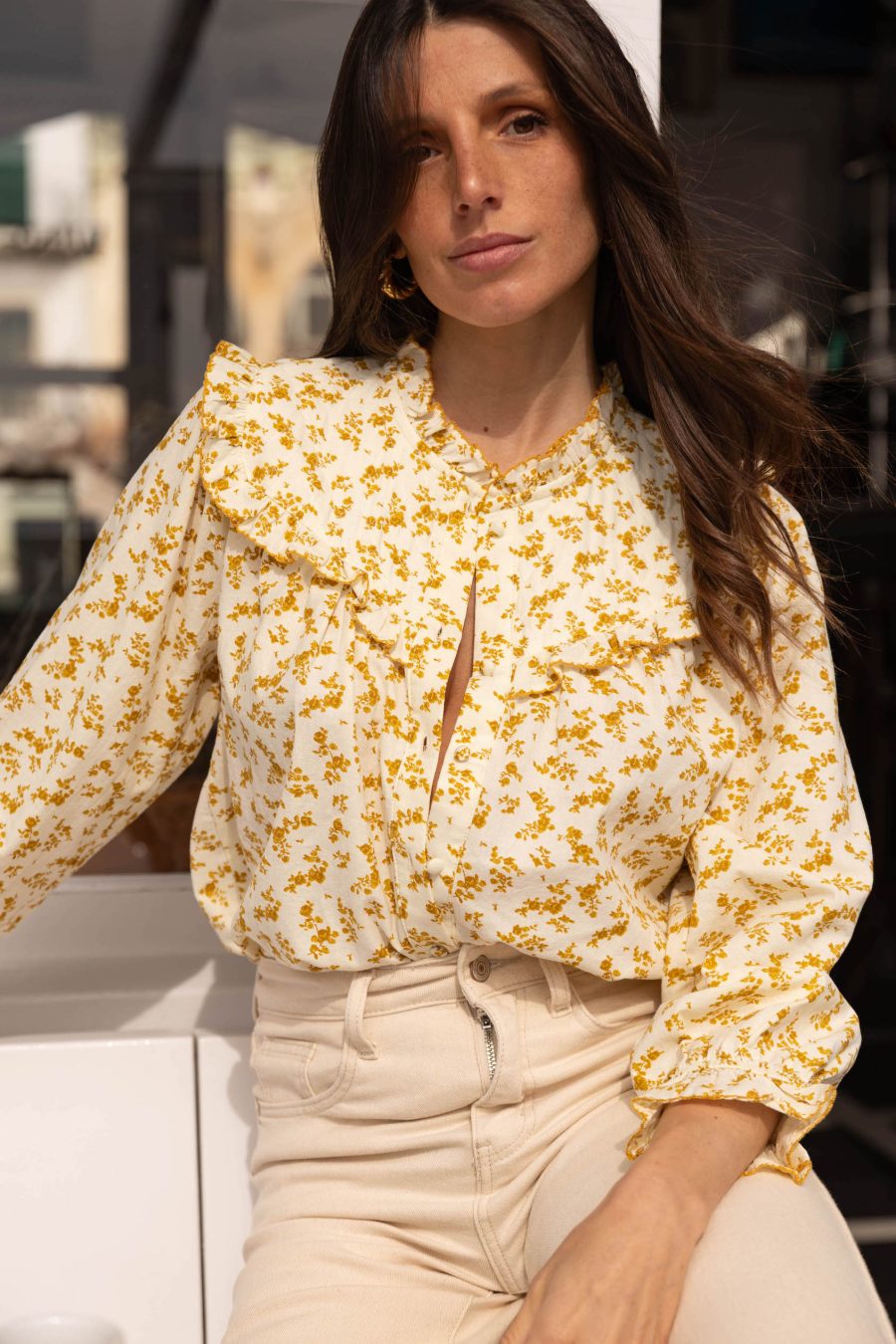 Chemise Flor jaune
