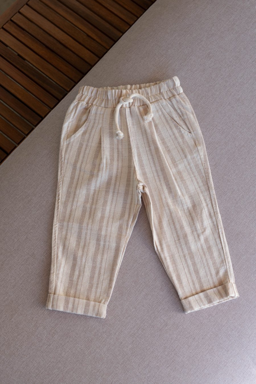 Pantalon enfant Tanoa beige