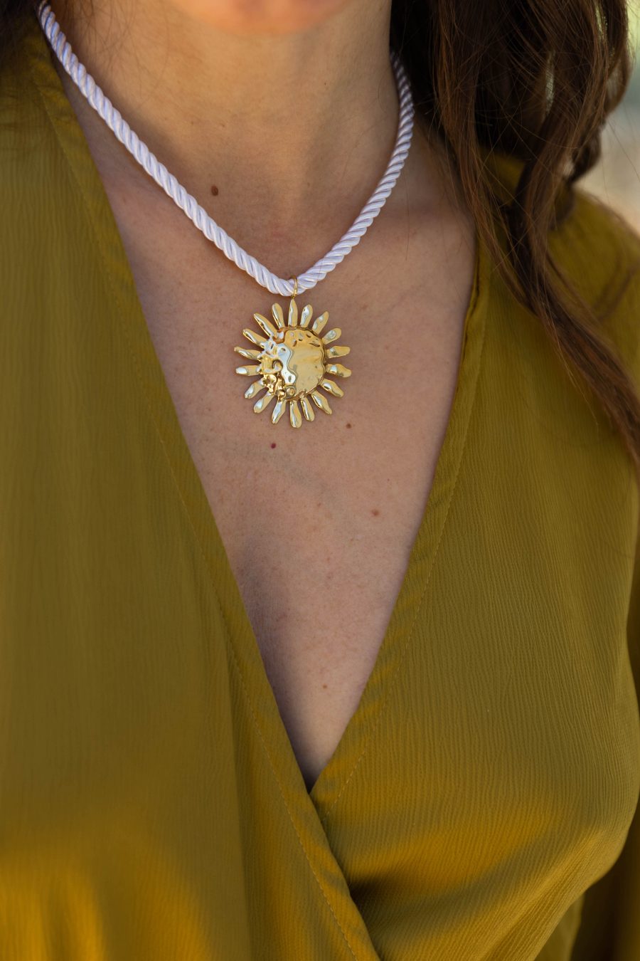 Collier Solano blanc