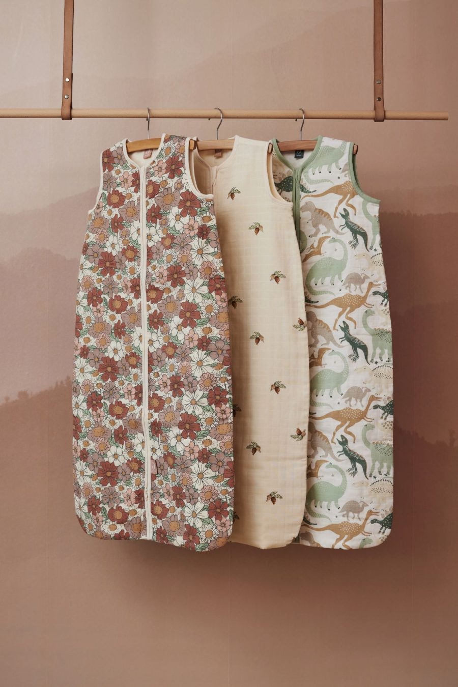 Gigoteuse bébé sans manches à fleurs