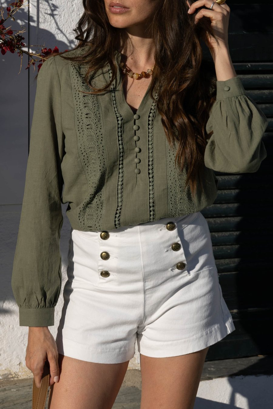 Blouse Concetta kaki