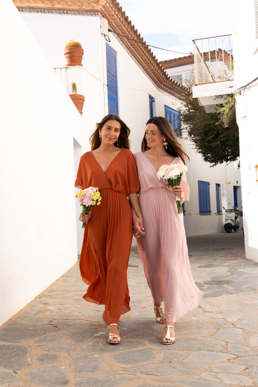 Robe Margaux terracotta