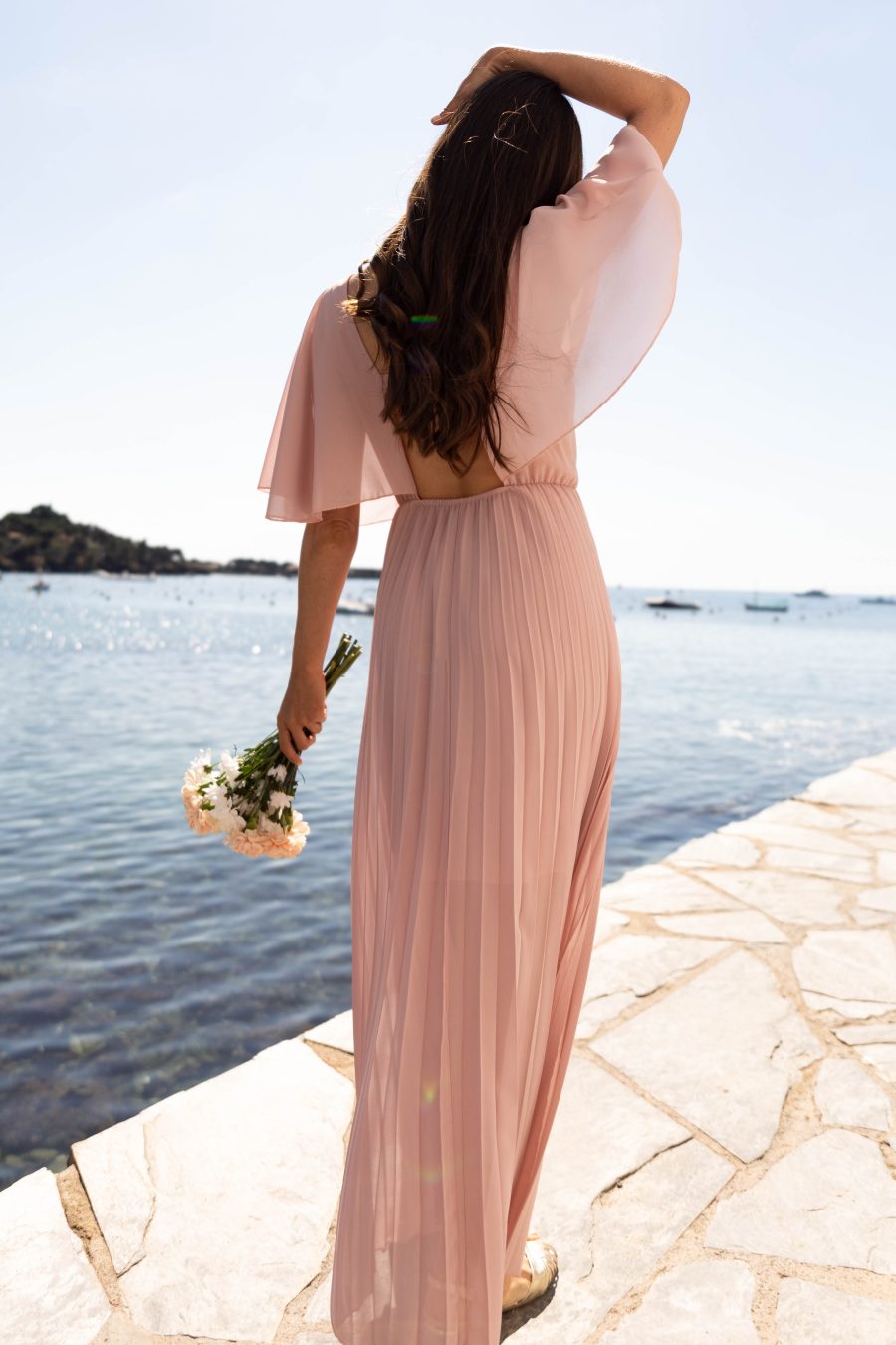 Robe Margaux rose