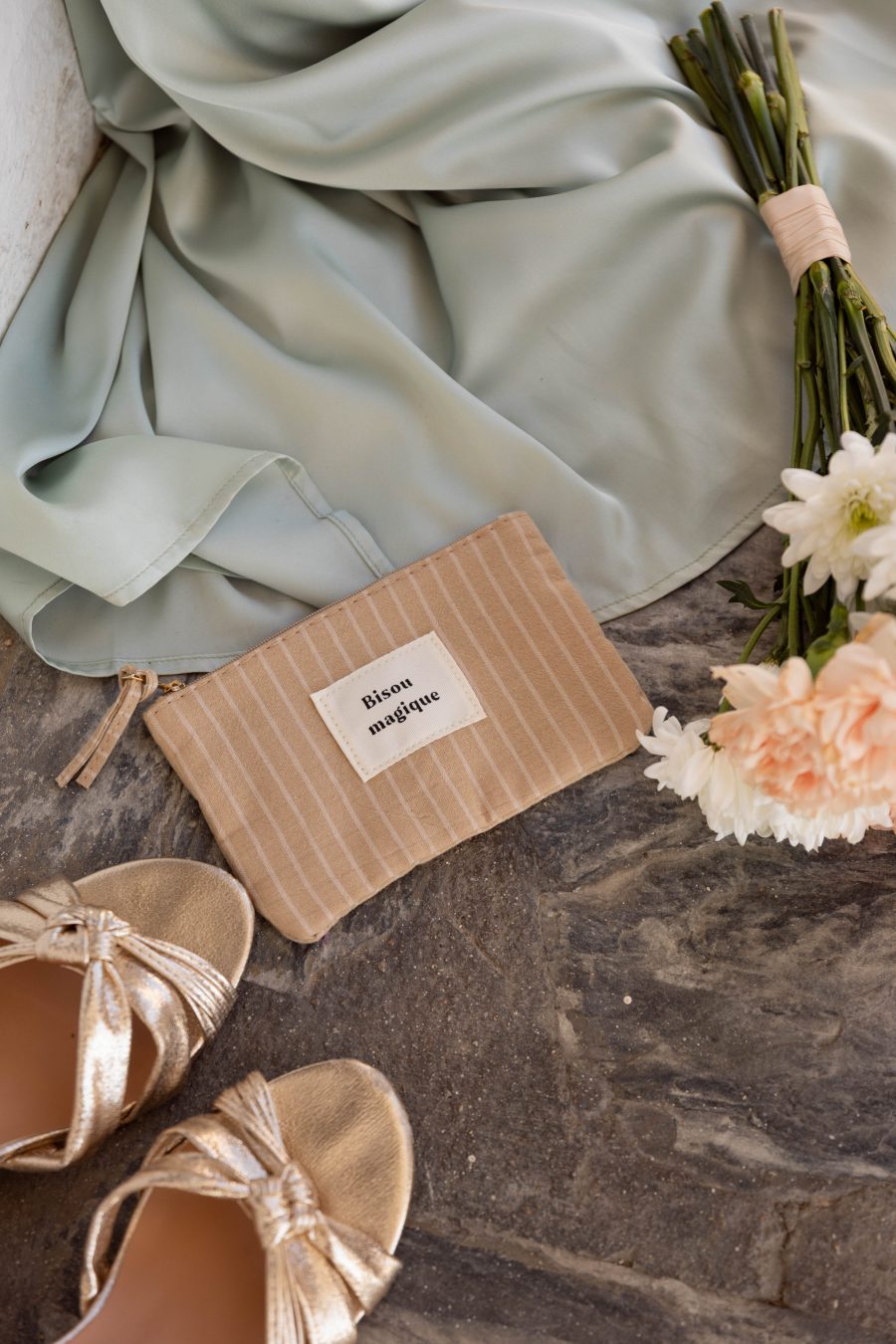 Pochette Bisou Magique beige